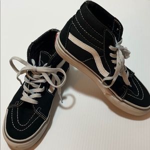 Black Vans Size 2